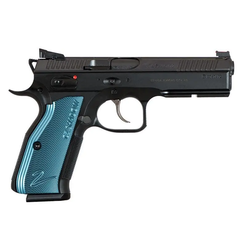 CZ-USA Shadow 2 Black & Blue Pistol 9mm 4.9"