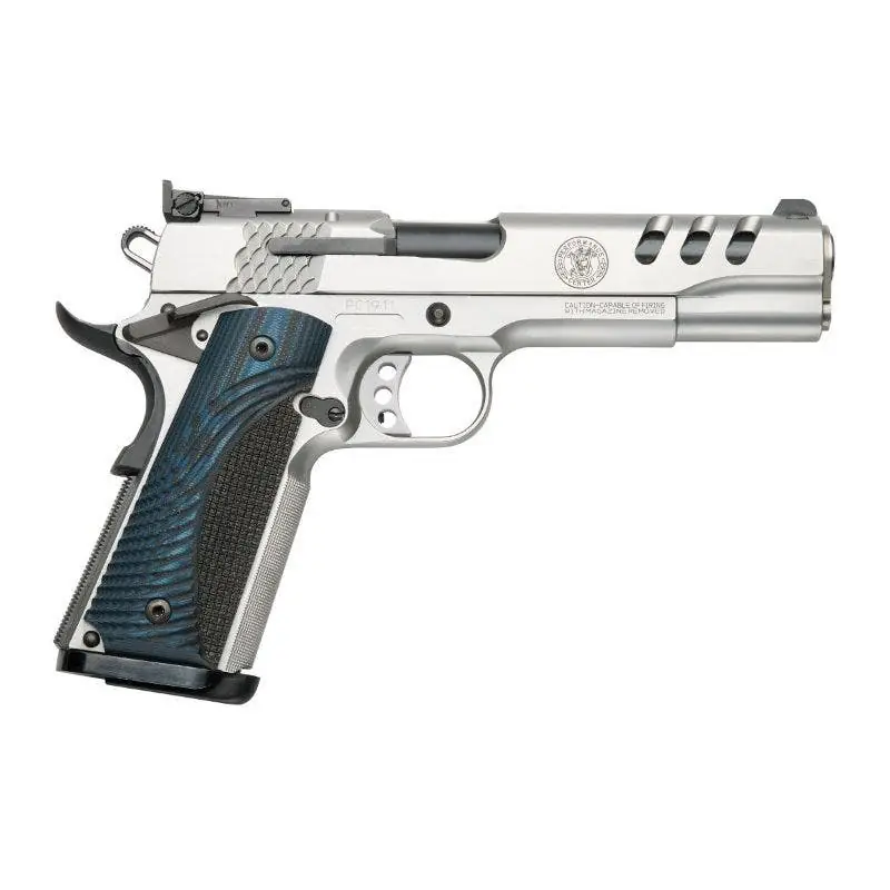 S&W Performance Center SW1911 Custom .45 ACP 5" SS BBL Glassbead 8 Rd
