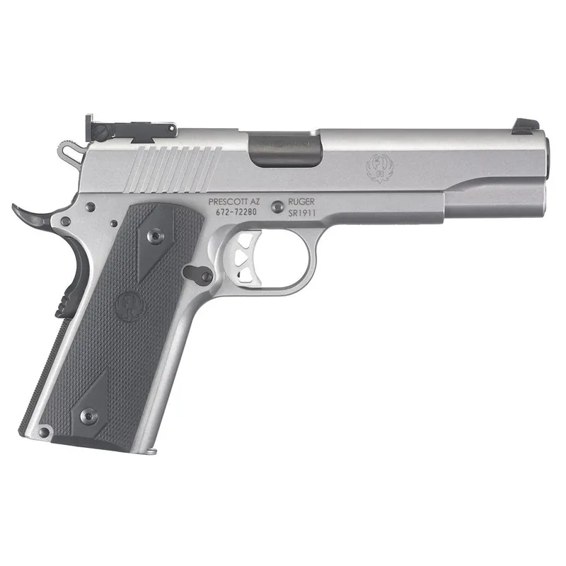 Ruger SR1911 Pistol Low-Glare Stainless 10mm Auto 5"