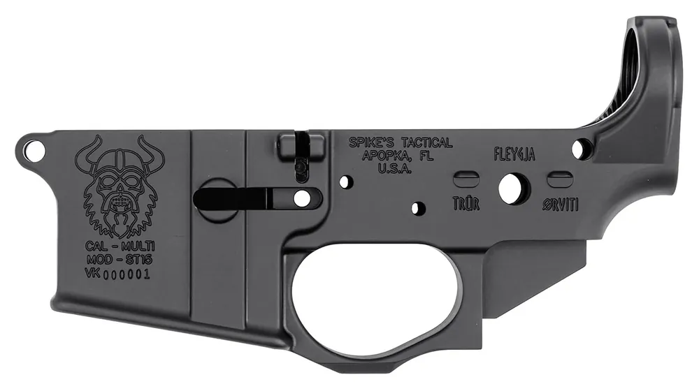 Spikes Tactical AR-15 Viking Stripped Lower Receiver Matte Multi Cal.