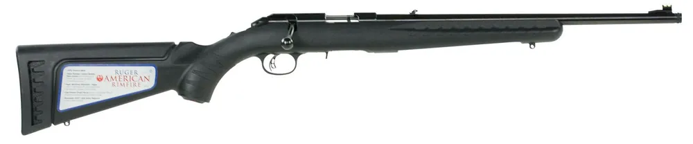 Ruger American Rimfire 22 WMR Rifle 18" 9+1 Black