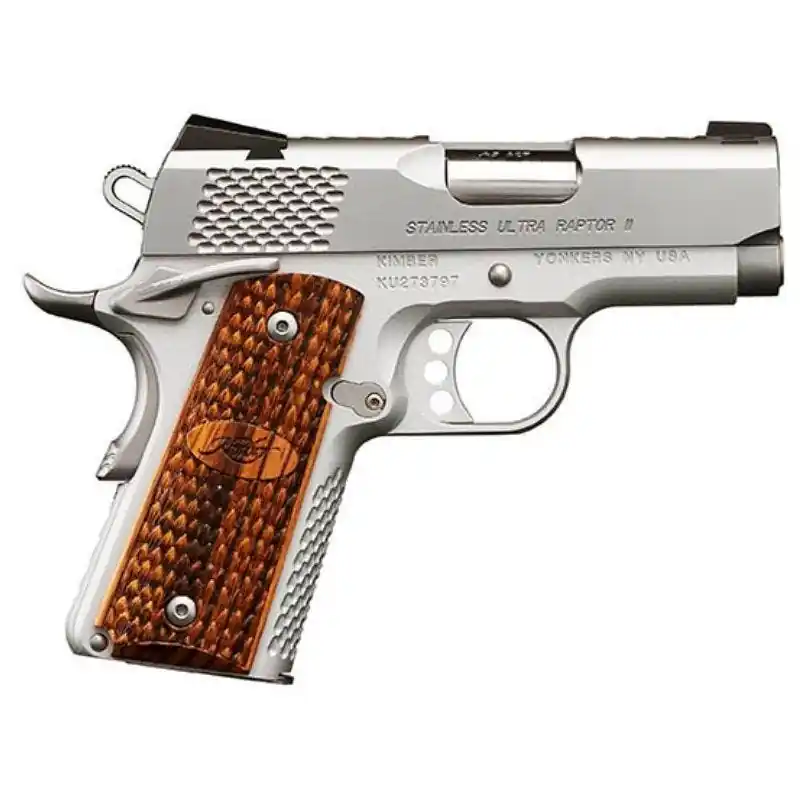 Kimber Stainless Ultra Raptor II Pistol Satin Silver 9mm 3