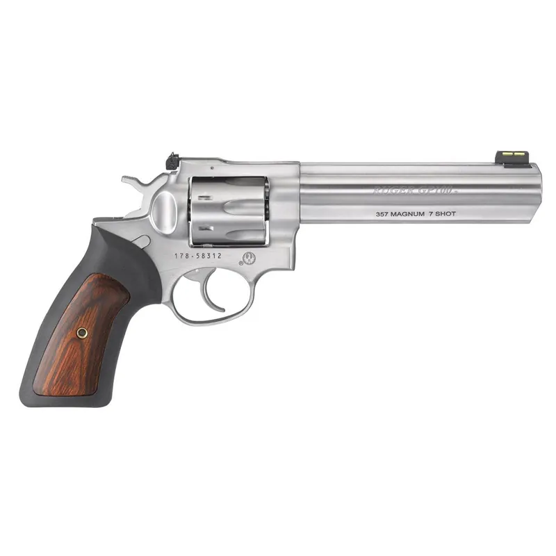Ruger GP100 Revolver 357 MAG Satin Stainless 6"
