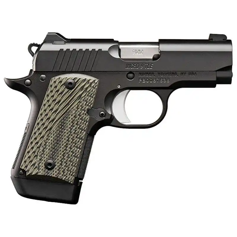 Kimber Micro 9 TLE Pistol 9mm Matte Black 3.15"