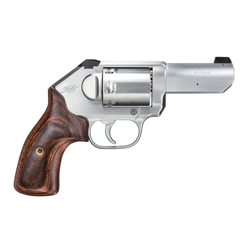 Kimber K6S Stainless 3 357 Mag Revolver 3" Brushed Stainless 3400011