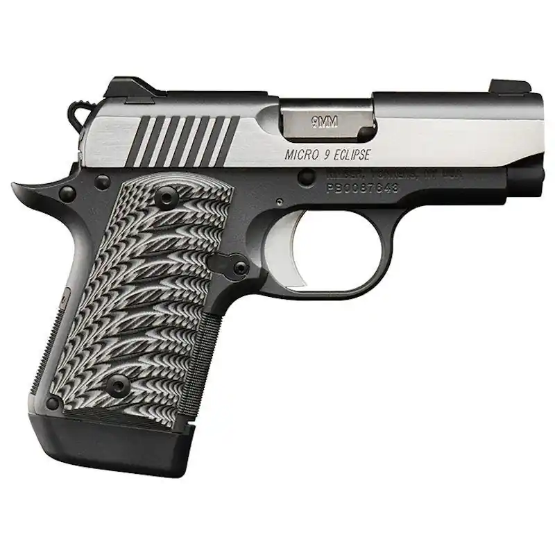 Kimber Micro 9 Eclipse Pistol 9mm Charcoal Gray 3.15"