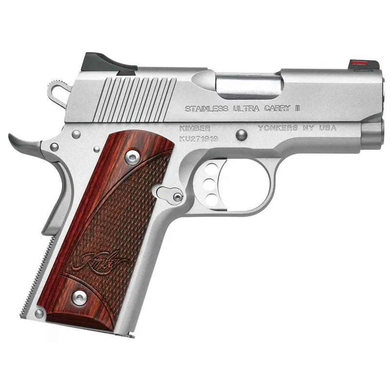 Kimber Stainless Ultra Carry II Pistol Satin Silver .45 Auto 3