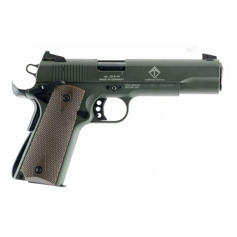 ATI GSG 1911 Green Pistol 22 LR 5"GSG2210M1911G