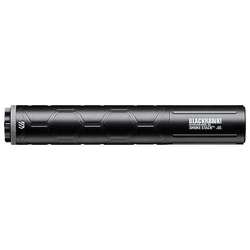 Blackhawk! Smoke Stack Pistol Sound Suppressor 45Auto Matte
