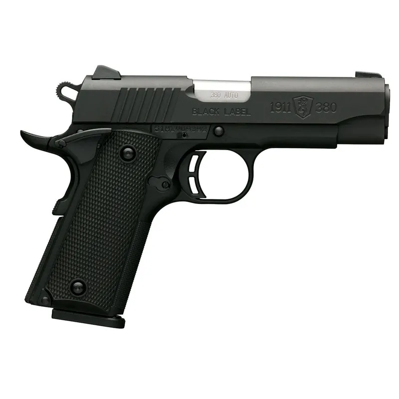 Browning 1911-380 Blk Label Compact Pistol 3 5/8" bbl .380 Cal Blk/Stainless