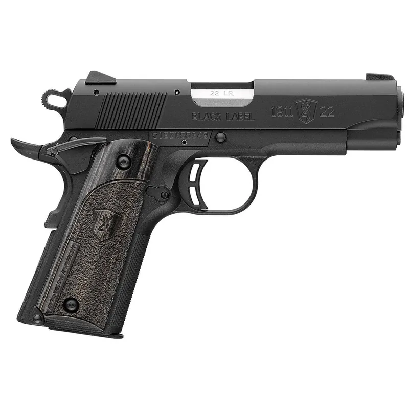 Browning 1911 Black Label 22LR Pistol 3.63" Black 051815490