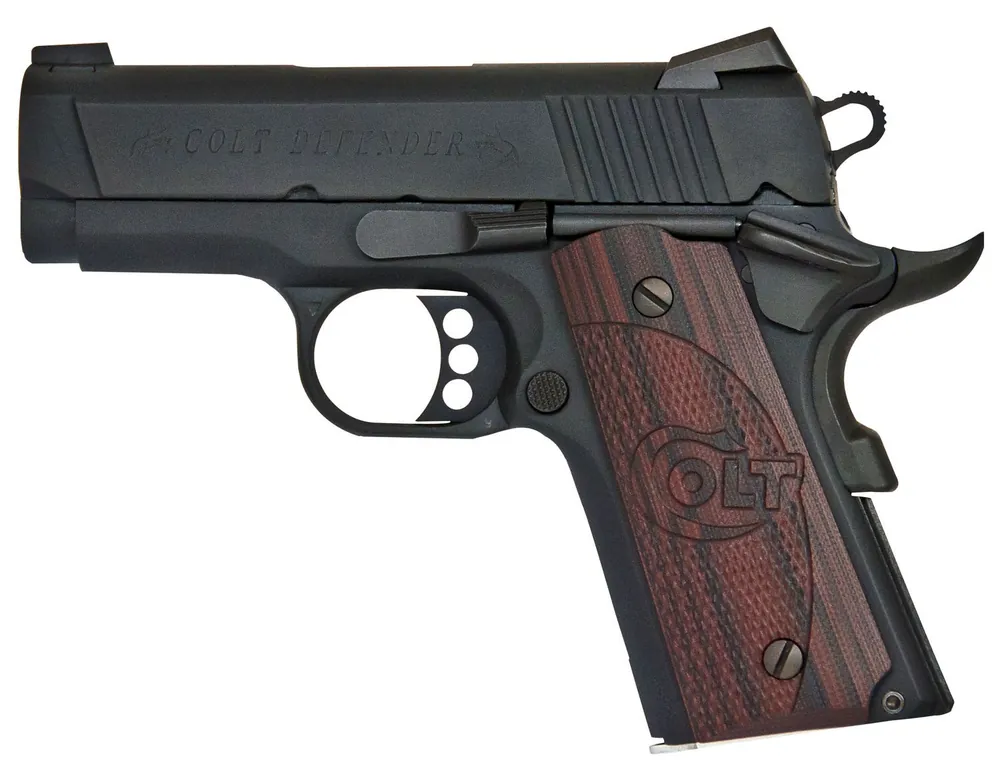Colt Mfg Defender Compact Pistol 45 ACP 7+1 3" Black Steel Barrel, Ambidextrous O7800XE