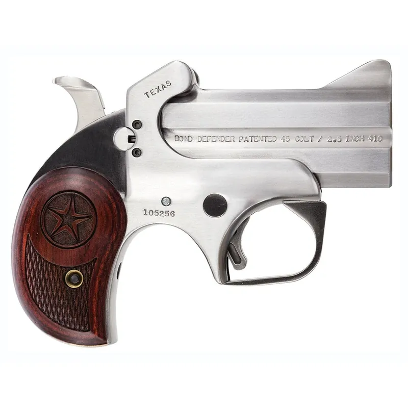 Bond Arms Texas Defender Pistol Stainless 45 Colt 3"