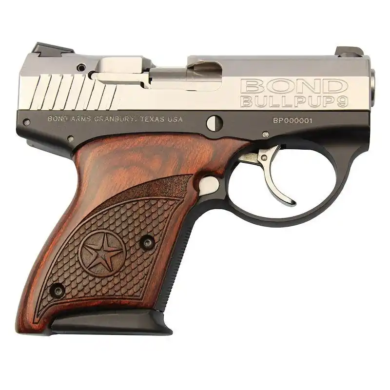 Bond Arms BullPup9 Pistol 9mm Stainless Steel 3.3"