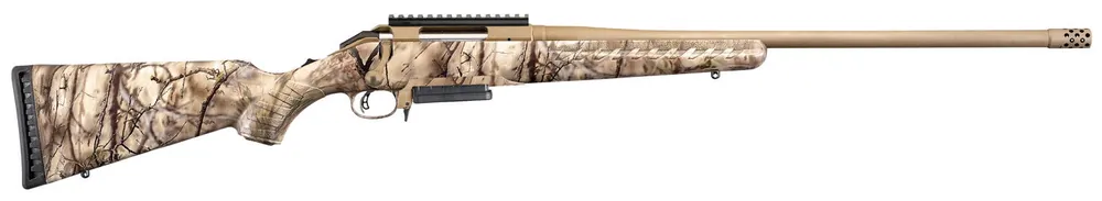 Ruger American 300 Win. Mag Rifle 22" 3+1 GO Wild Camo/Burnt Bronze Cerakote