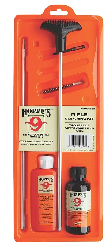 Hoppe‘s Rifle Cleaning Kit .243/6mm Caliber Clamshell