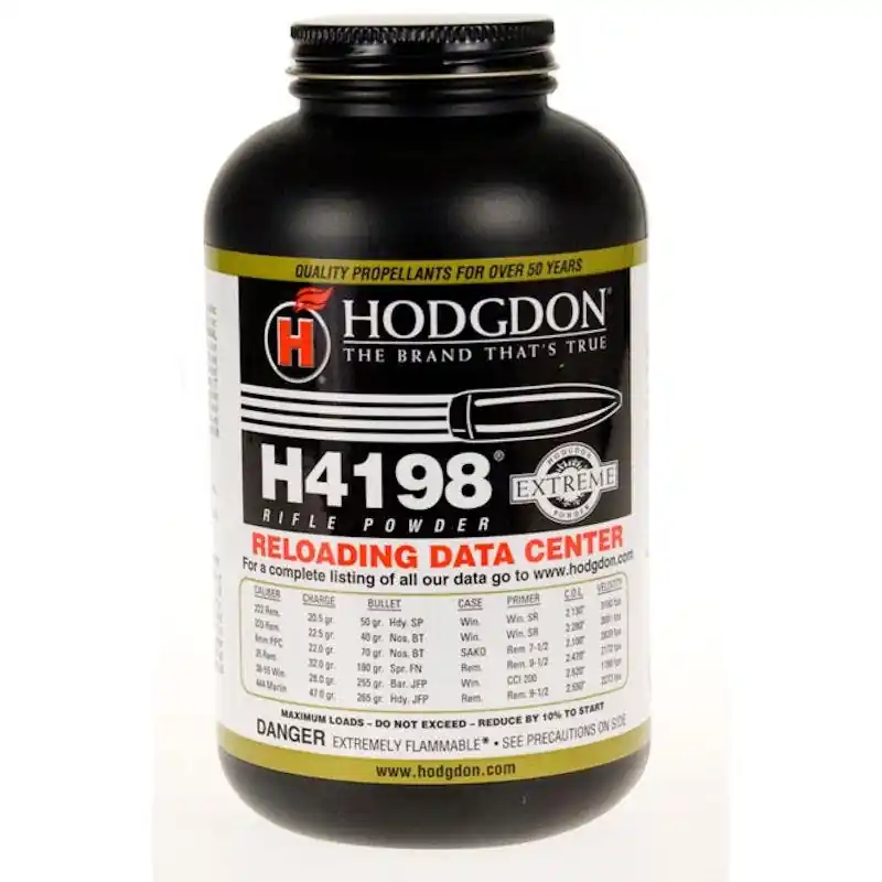 Hodgdon H4198 Smokeless Extreme Rifle Powder 1 lb.