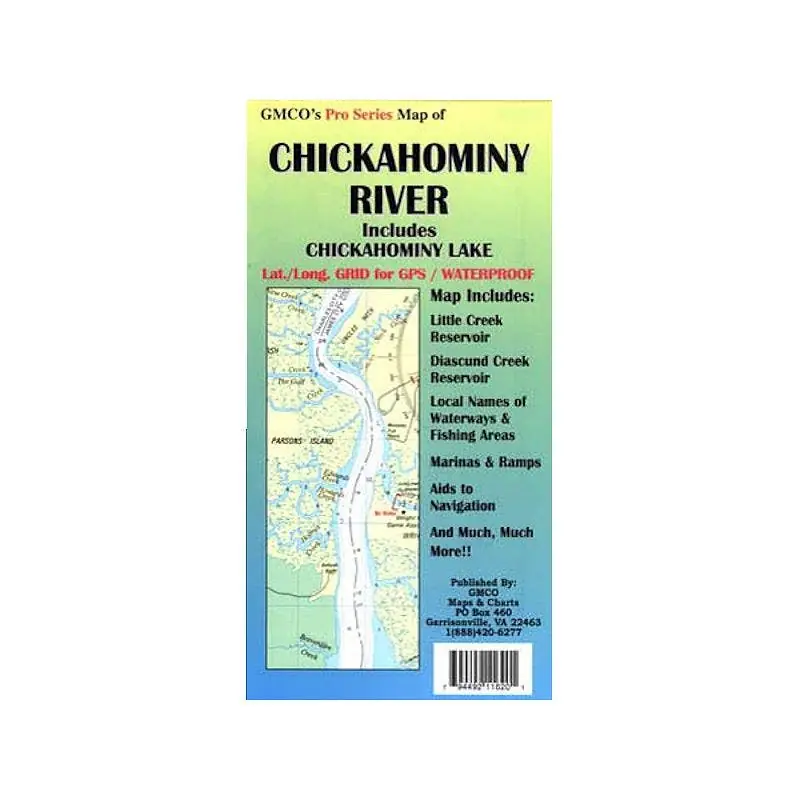 GMCO Chickahominy River Pro Series Map