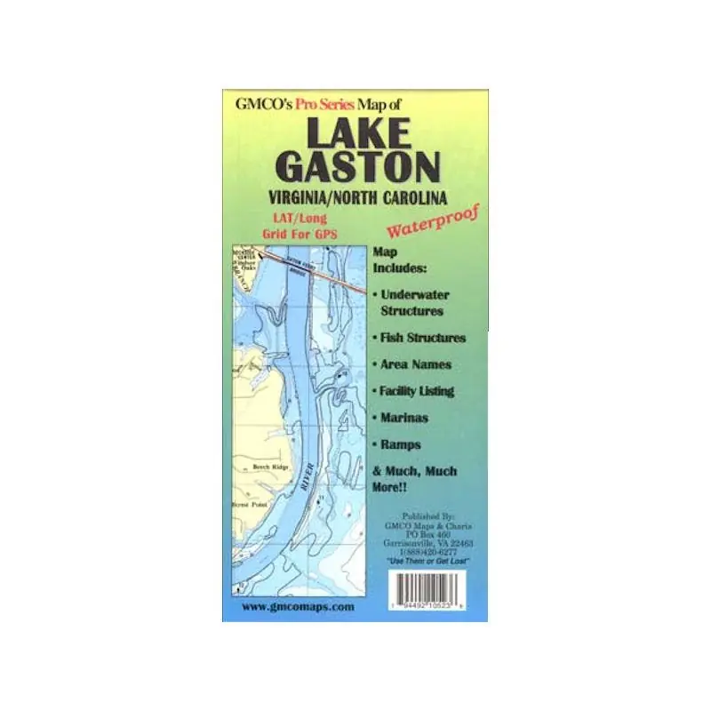 GMCO Lake Gaston Pro Series Map
