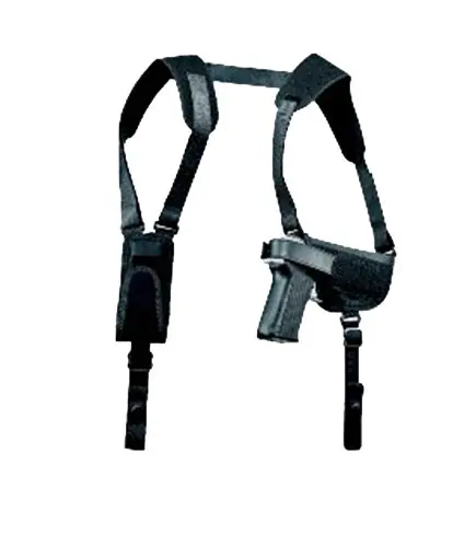 Uncle Mikes Pro-Pak Horizontal Shoulder Holsters Size 16 Black Ambidextrous