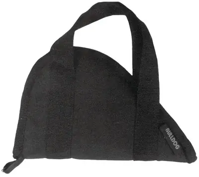 Bulldog Cases & Vaults Pistol Rug w/ Straps and Accessory Pocket Black 12x6"