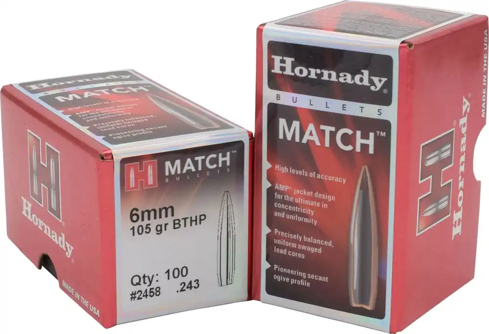 Hornady .22 Cal. .224 52gr. BTHP BULLET