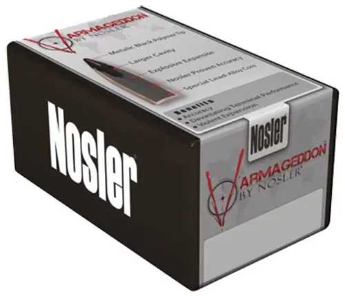 Nosler Varmageddon Rifle Bullets .308 Dia. 110 Gr Flat Base Tipped 100 Count