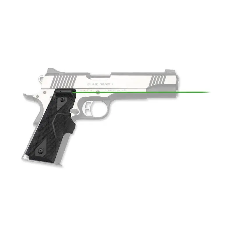 Crimson Trace Front Activation Green Lasergrips for 1911 Full Size