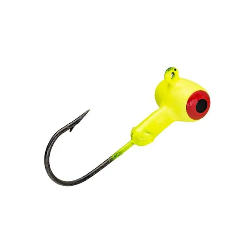 Strike King Mr. Crappie Sausage Jig Head Chartreuse 1/16oz.