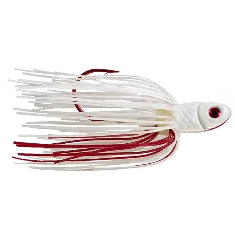Strike King Bleeding Bait Spinnerbait - 3/8 oz. Bleeding White