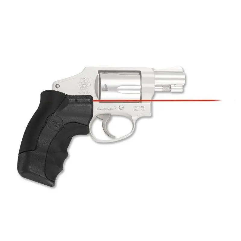 Crimson Trace LaserGrips LG-305 S&W J-Frame Round Butt Xtended Grip
