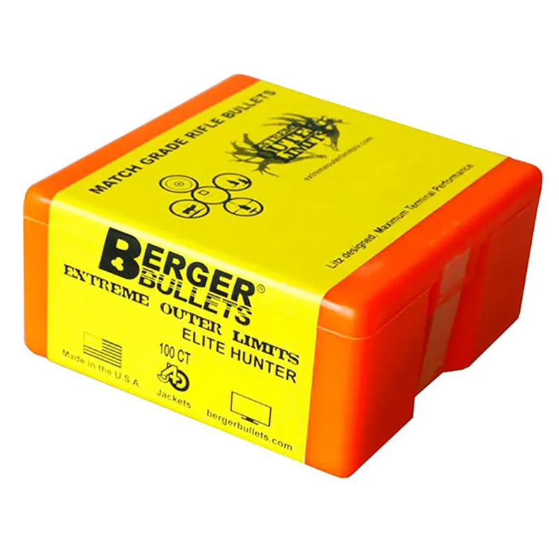 Berger Hunting Bullet 7mm 195 Gr EOL Elite Hunter 100/Box