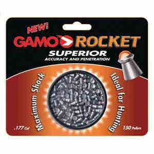 Gamo Air Rifles Rocket Pellets .177 Caliber 150 Per Tin
