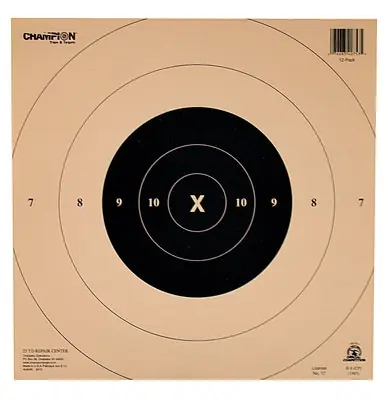 Champion 25 Yard Timed/Rapid Fire Paper Target 12 Per Pack