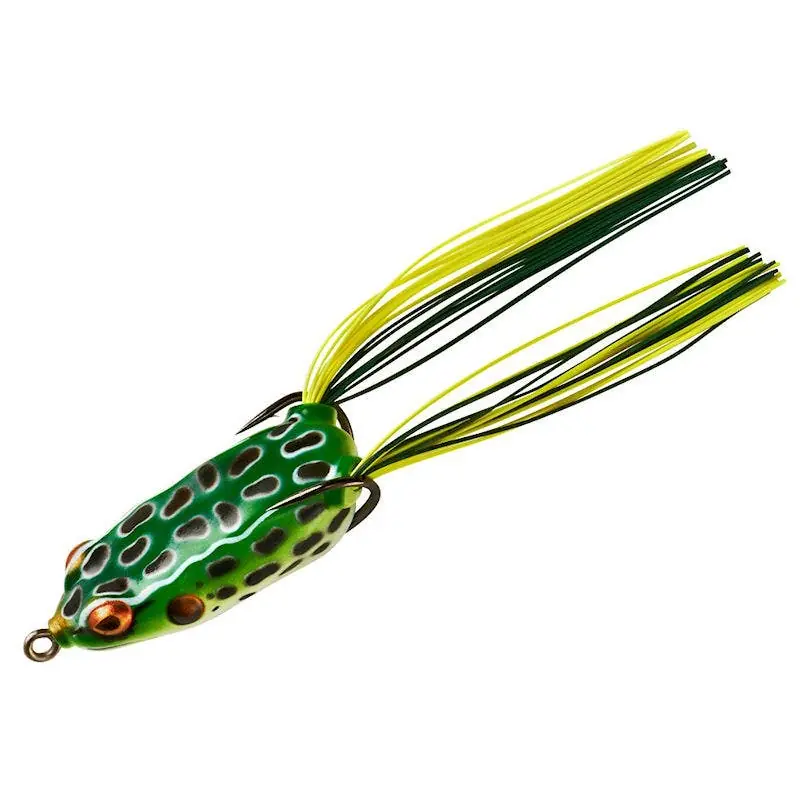 Booyah Pad Crasher Hollow Body Frog - 2.5" 1/2 oz. Leopard Frog
