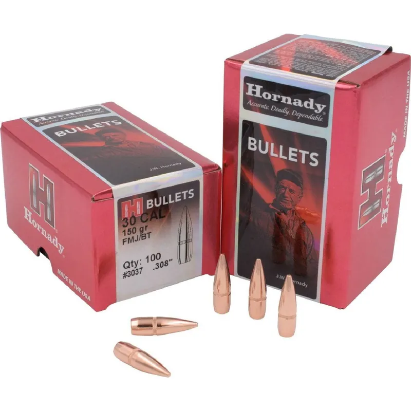 Hornady .308 30 Cal 150 GR FMLBT