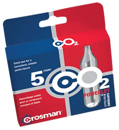 Crosman Copperhead CO2 Cartridges 12 Gm 1 Pk of 5 Cylinders