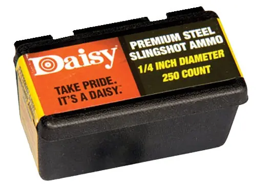 Daisy Steel Slingshot Ammunition .25 Inch 250 Per Pack
