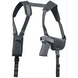 Uncle Mikes Pro-Pak Horizontal Shoulder Holsters Size 15 Black Ambidextrous