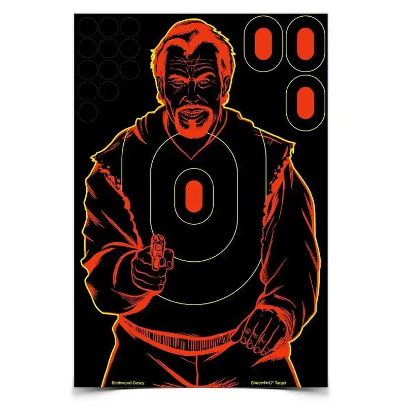 Birchwood Casey Shoot-N-C Bad Guy Targets 12" x 18"