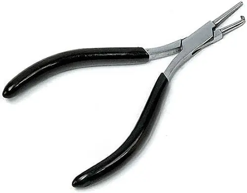 Anglers‘ Choice Mini Split Ring Stainless Steel Plier Black/Silver 5in