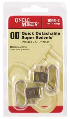 Uncle Mikes QDSSBL Super Swivels 1" Nickel