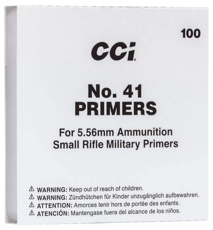 CCI No. 41 Small Rifle Primers 1000 Pack