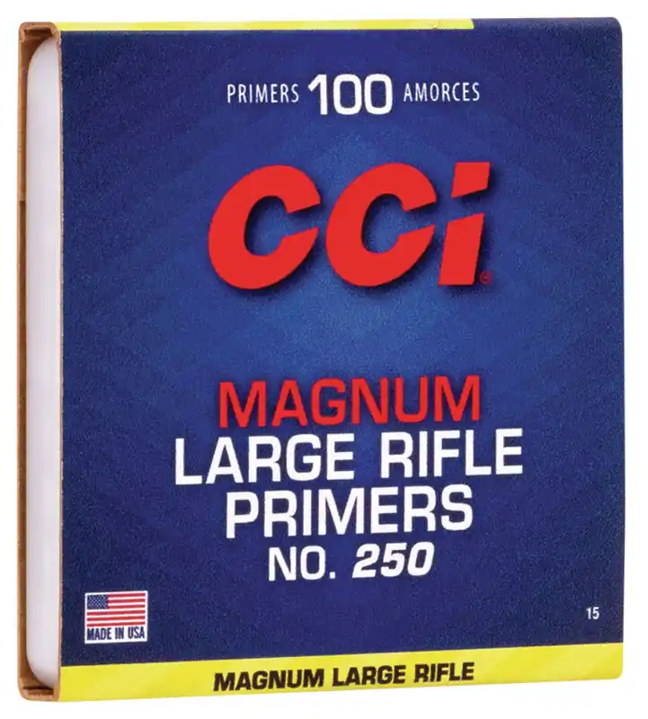 CCI 250 Mag Large Rifle Primers 100 Pack