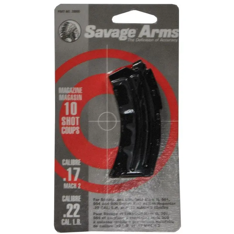 Savage Magazine for Mark II Rifle .22 Long Rifle/.17 Mach2 10 Rd Stainless Steel