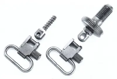 Uncle Mikes Magazine Cap Swivel Set for 12 Gauge Mossberg 500/590 Cap