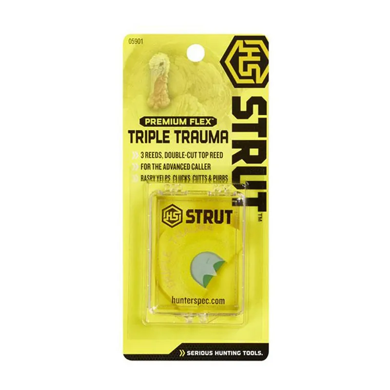H.S. Strut Triple Trauma Premium Flex Turkey Call