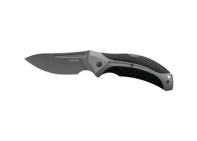 Kershaw Lonerock Hunting Folding Knife 3.5" Drop Point Black K-Texture Handle