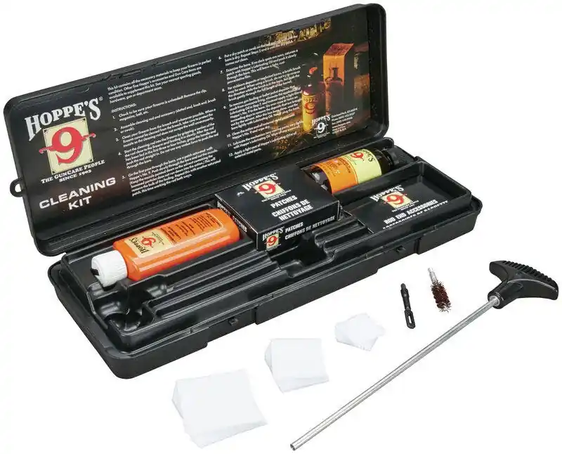 Hoppe‘s Handgun Cleaning Kits .40-10mm Reusable Clamshell Packaging