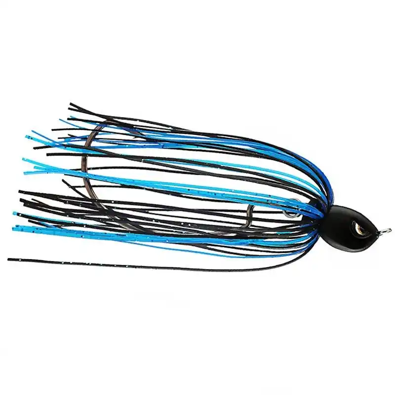 Eco Pro Tungsten Swing Swim Jig 1/4 oz. Black/Blue